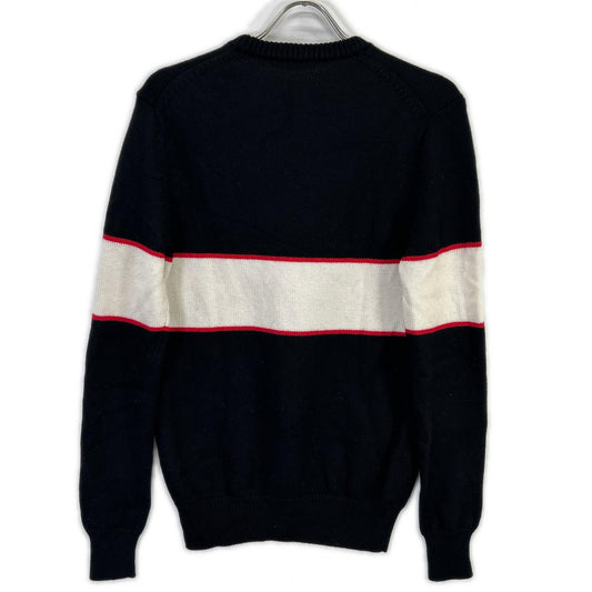 GIVENCHY Black Wool Logo Knit Sweater Size XS