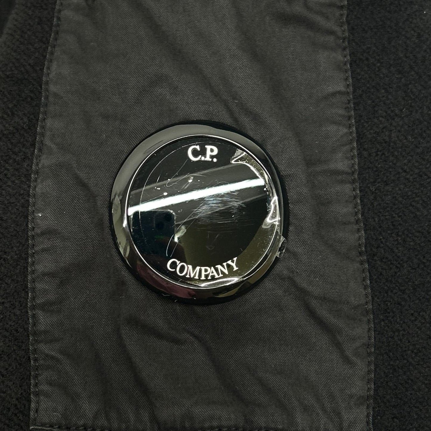 C.P.COMPANY FW25 Brushed Fleece Sweatshirt Black