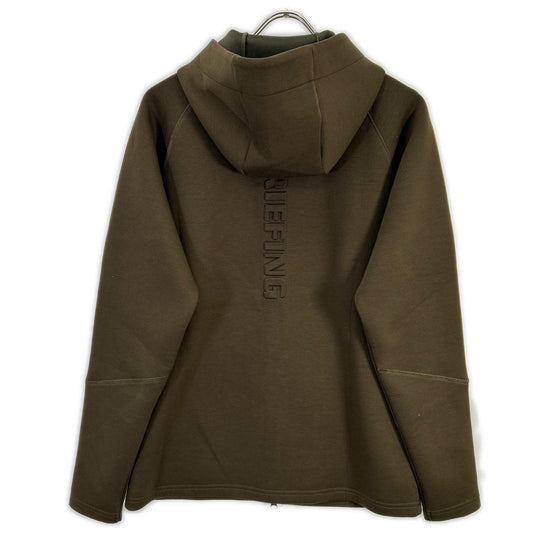 BRIEFING BRG213M39 Zip-Up Hoodie Khaki Polyester Size M