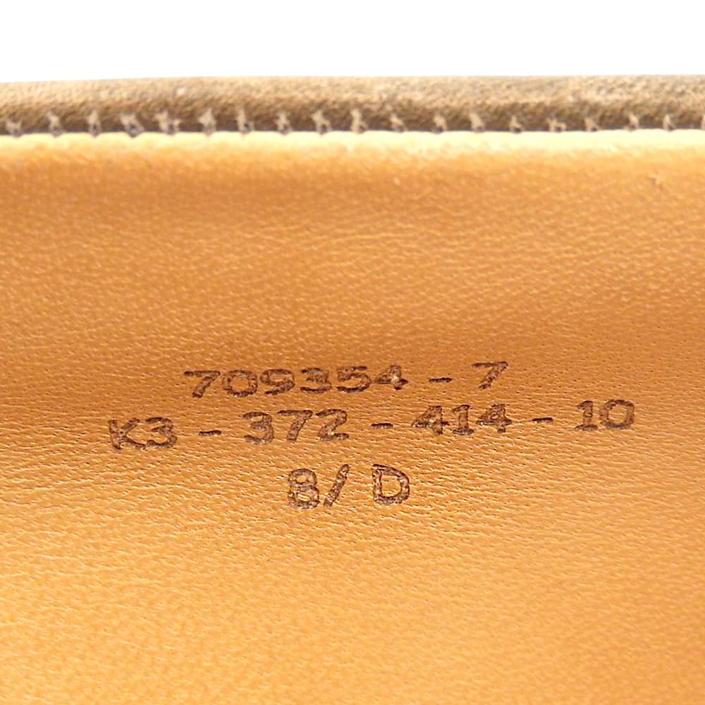 J.M. WESTON Brown Box Calf Square Toe Coin Loafers Size 8D