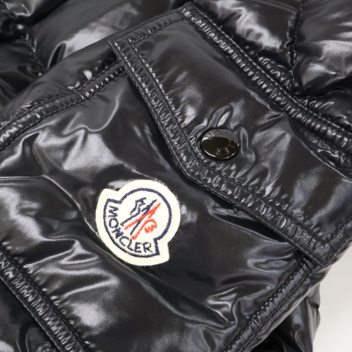 MONCLER Maya Hooded Down Jacket Black Size 5