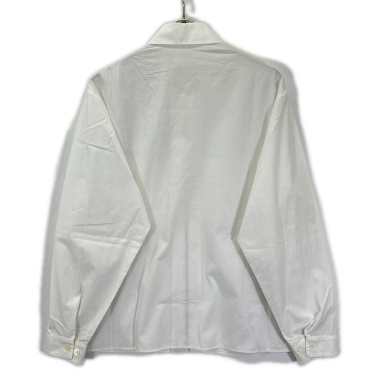 MARNI White Cotton Zip-up Shirt Size 44