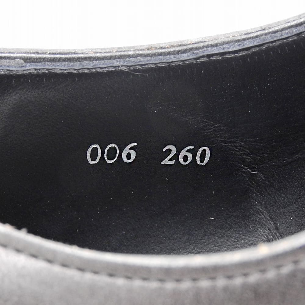 ORIGIO ORG-006 Cap Toe Leather Shoes Black Size 26