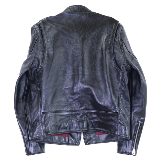 Schott 641XXH Horsehide Single Rider Jacket Black Size 38