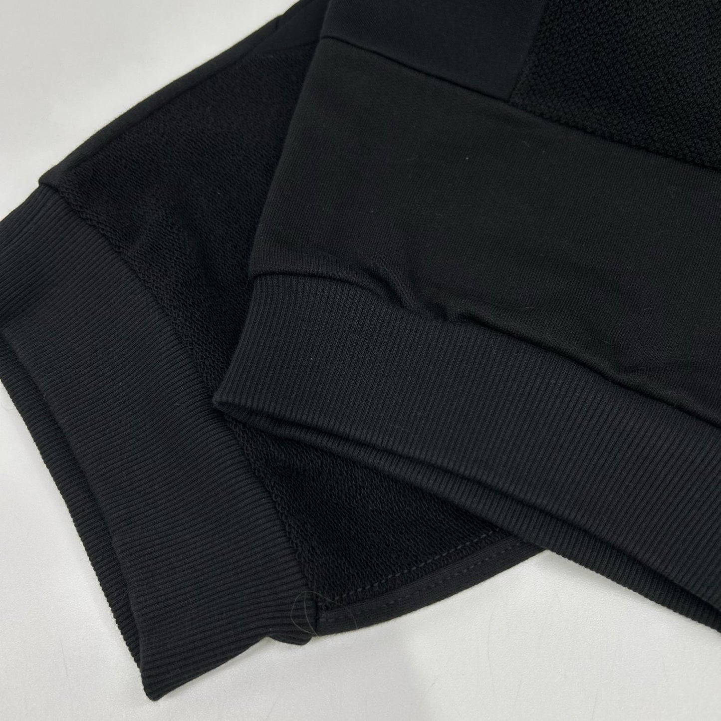VALENTINO Black VLTN Logo Patchwork Sweatpants Size L