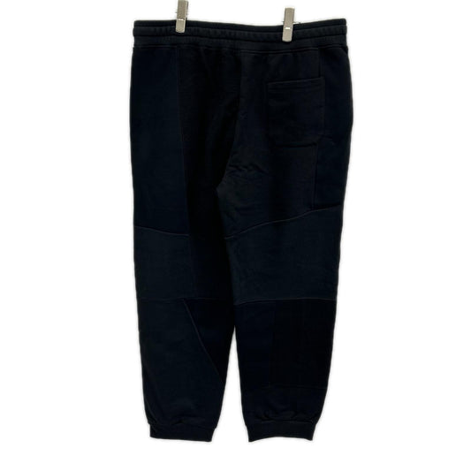 VALENTINO Black VLTN Logo Patchwork Sweatpants Size L