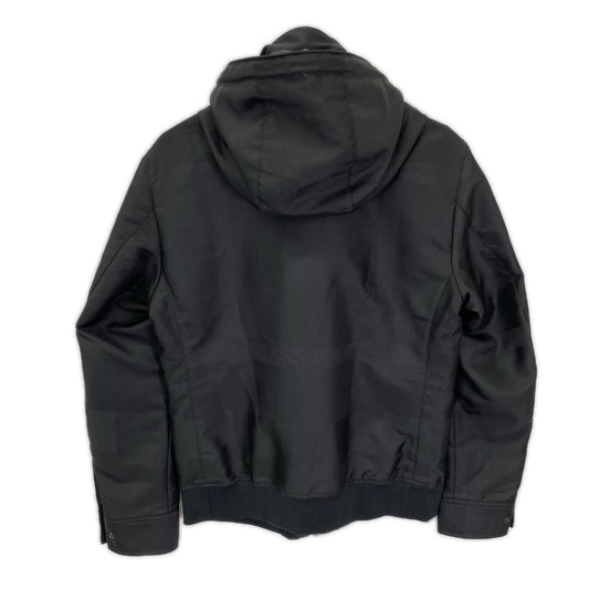 BLACK LABEL CRESTBRIDGE Check Zip Hoodie Jacket Black Size M