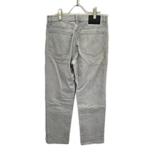 Theory Regular Fit Denim Jeans Gray Cotton Size 30