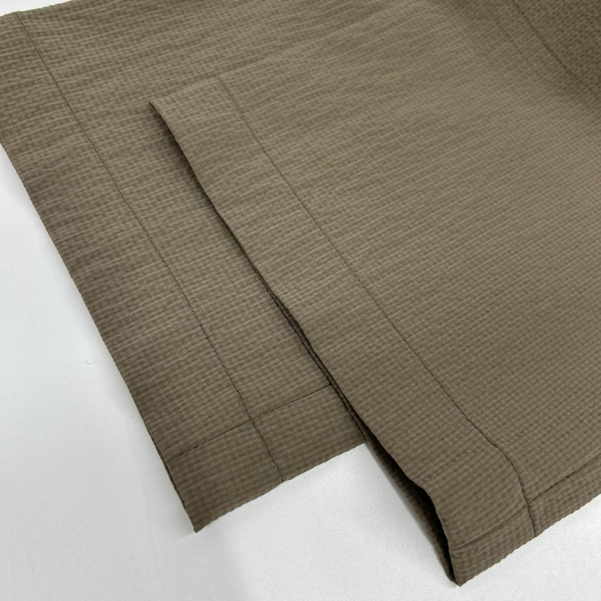 Theory Brown Seersucker Semi-Tapered Pants Nylon Size 28