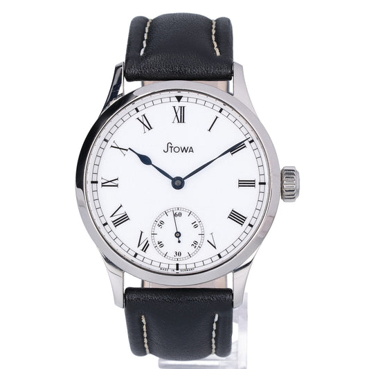 STOWA Marine Original White Dial Manual-Wind Watch Black