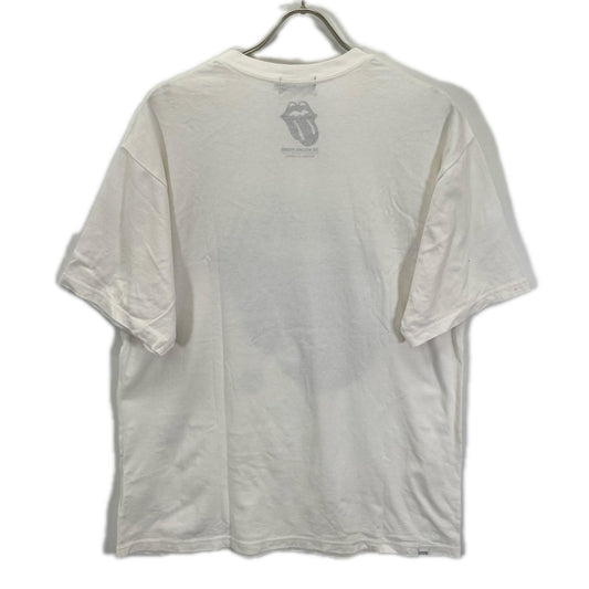 HYSTERIC GLAMOUR 23SS Rolling Stones White Cotton T-Shirt Size L