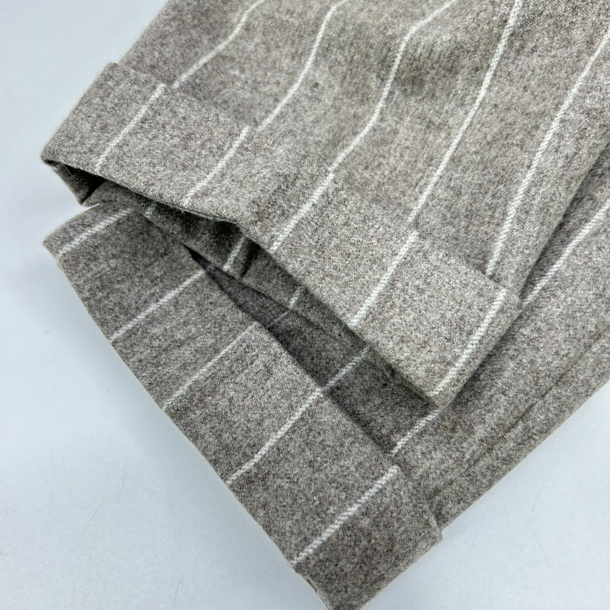 BOSS 10229122 Brown Stripe Wool Breasted Jacket