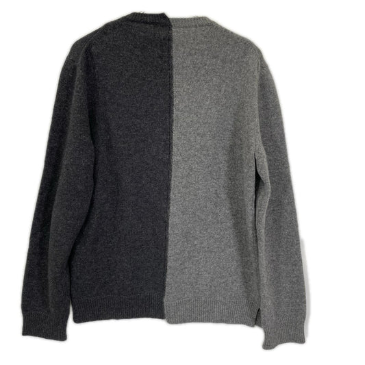 VALENTINO NV0KC23R2NI Black Gray Embroidered Knit Size M