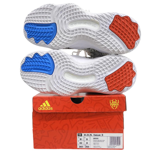 adidas D.O.N. ISSUE Sneakers White/Black Size UK 8