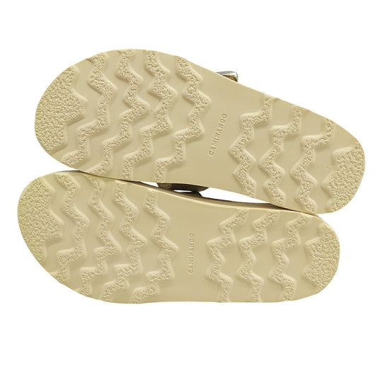 CAMINANDO Suede Concho Belt Sandals Beige Size 7