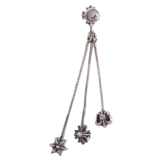 Chrome Hearts JOJO 925 x 14K Single Earring Silver