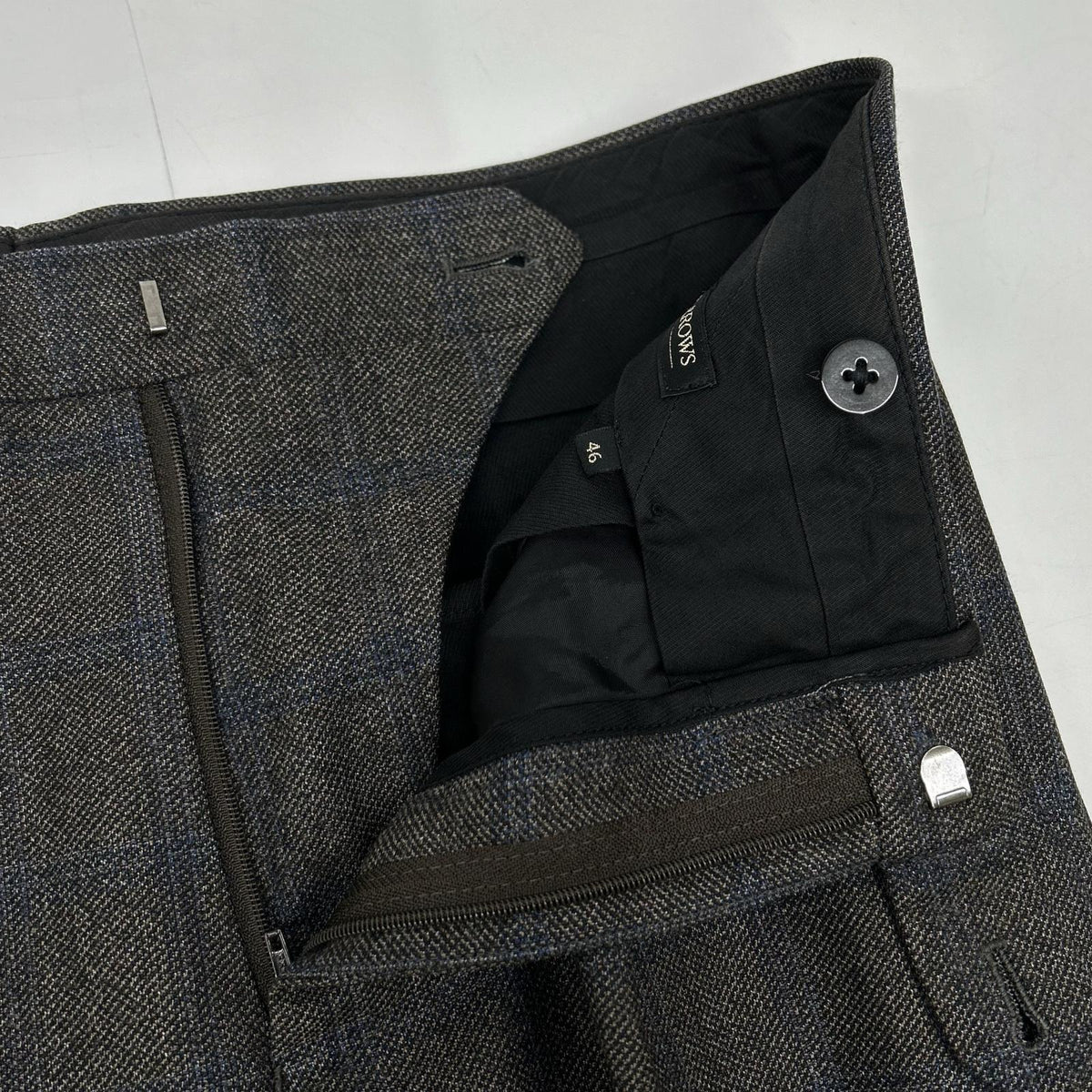 UNITED ARROWS Brown Wool 2-Piece Suit Size 46