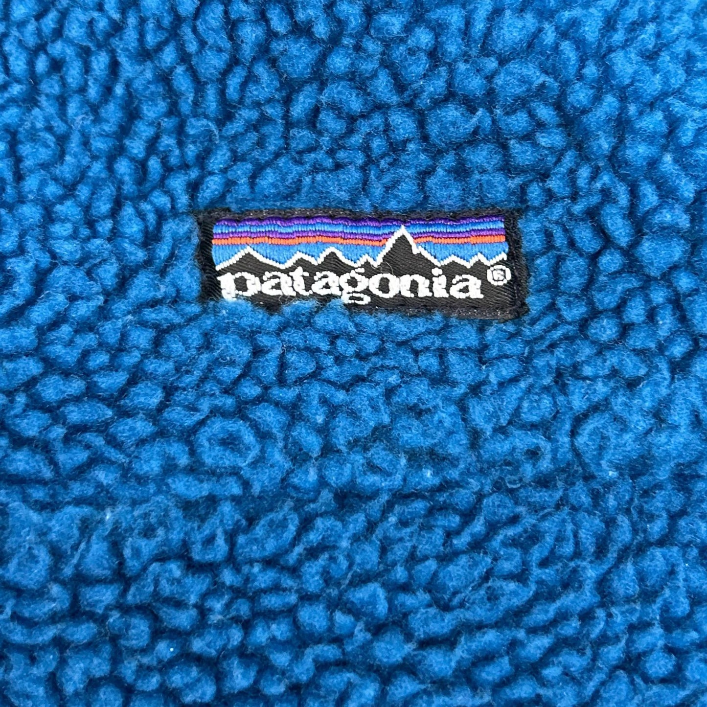 Patagonia 90s Blue Synchilla Kayak Pullover Size M