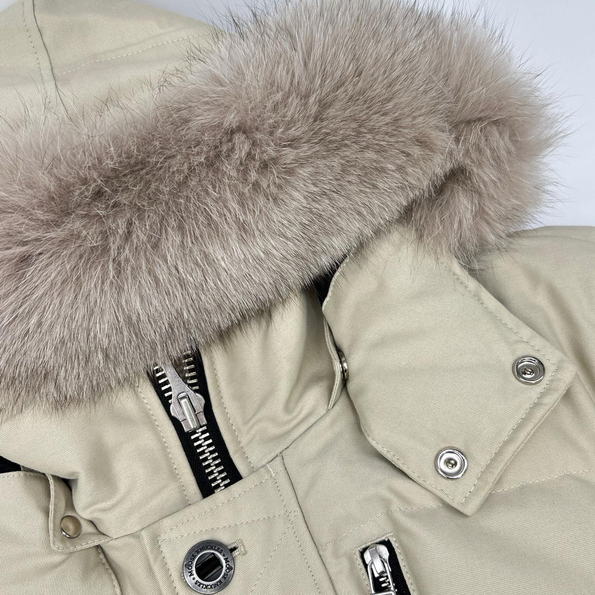 MOOSE KNUCKLES 3Q Down Jacket Beige Size L