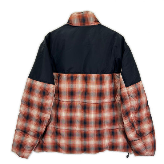 ARMANI EXCHANGE 6LZBL4 Check Down Jacket Orange/Black Size L