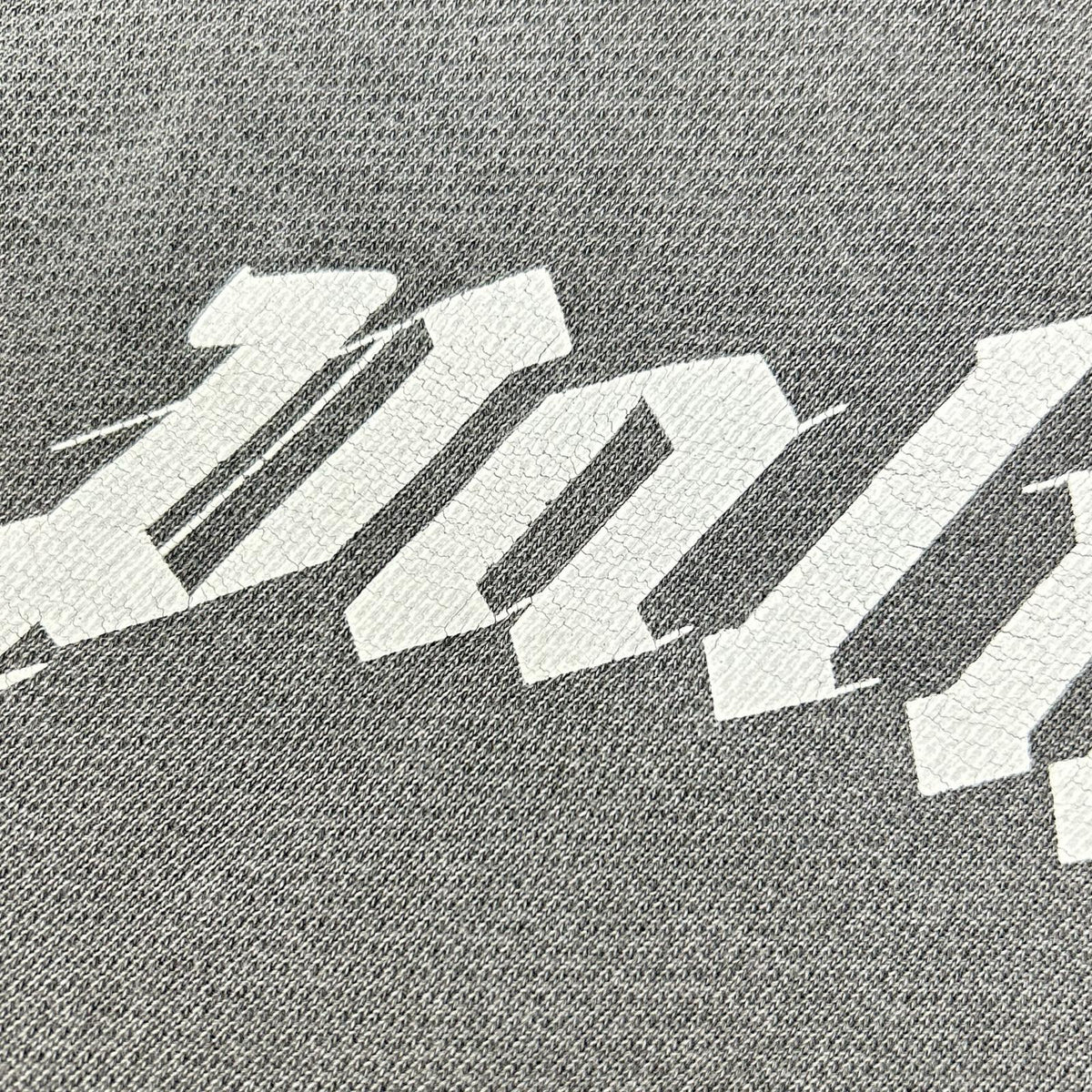 Palm Angels Grey Logo Cotton Sweatshirt Size XL