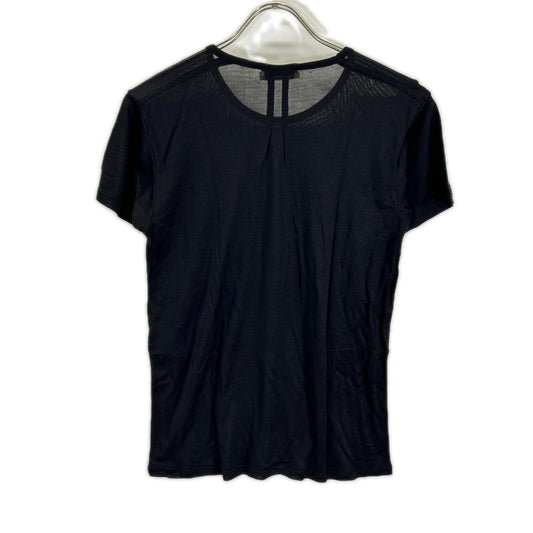SAINT LAURENT PARIS 15 Black Silk Star T-Shirt