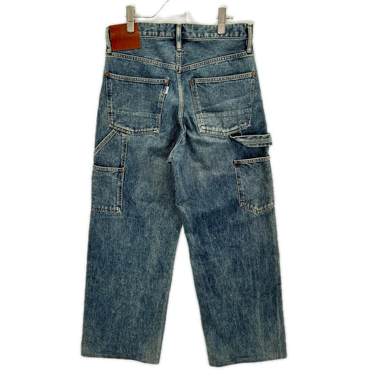SUGARHILL Blue Faded Painter Double Knee Denim Jeans