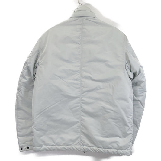 STONE ISLAND Hyper Dense Padded Nylon Light Gray Jacket Size M