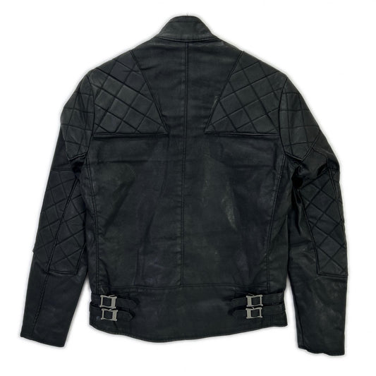 ADDICT CLOTHES ACV-WX01 Waxed Cotton Jacket Black Size 36