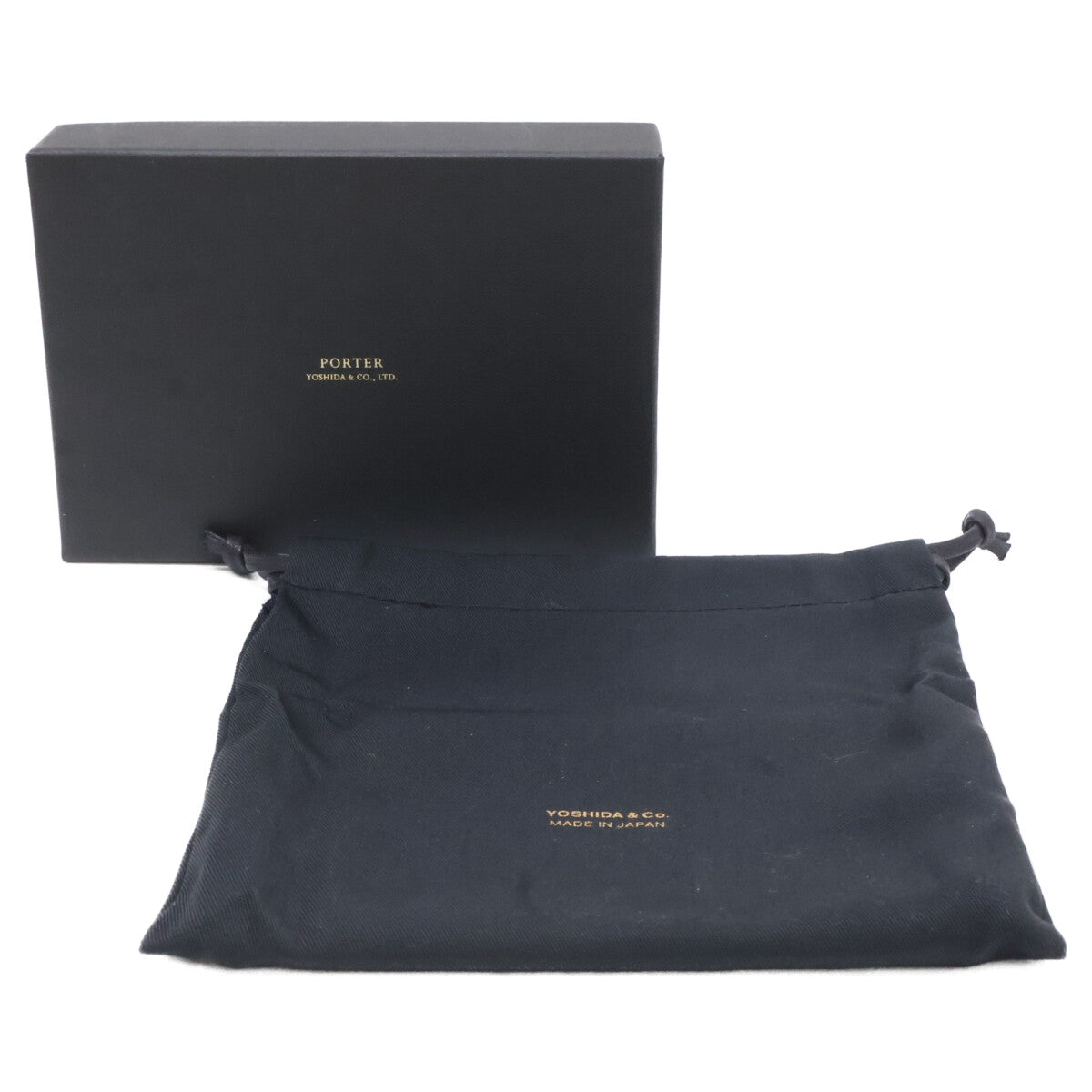 PORTER Bill Bridle Leather Trifold Wallet