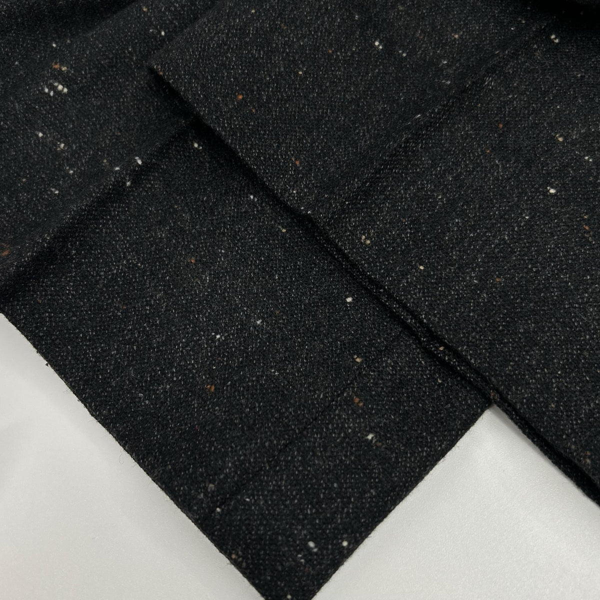 TOMORROWLAND Flannel Homespun Barrel Pants Black Size S