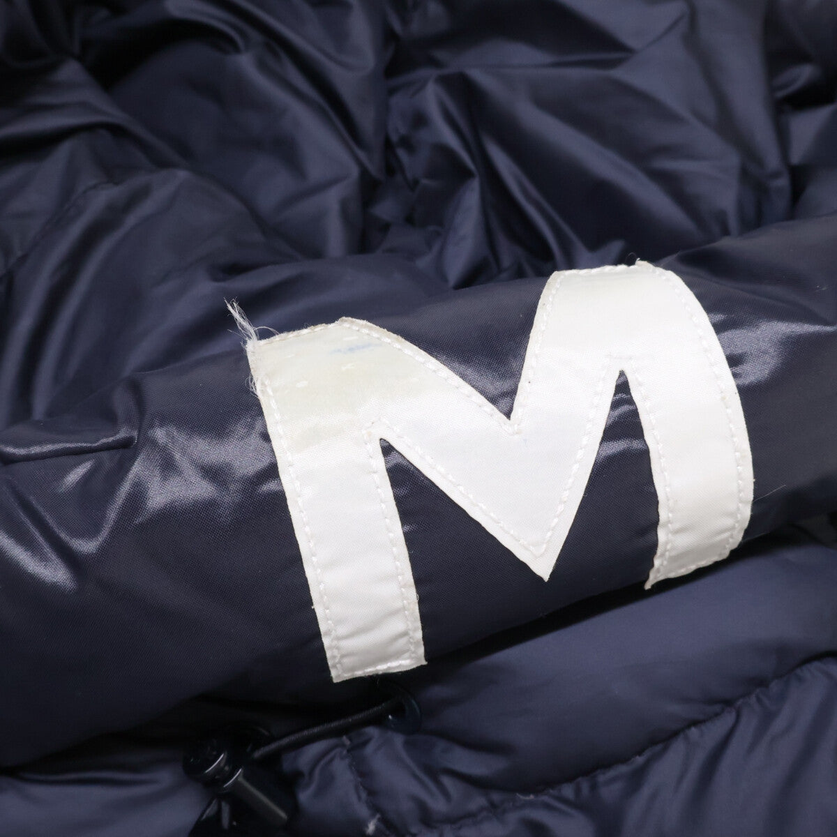 MONCLER Salzman Hooded Down Jacket Navy Size 1