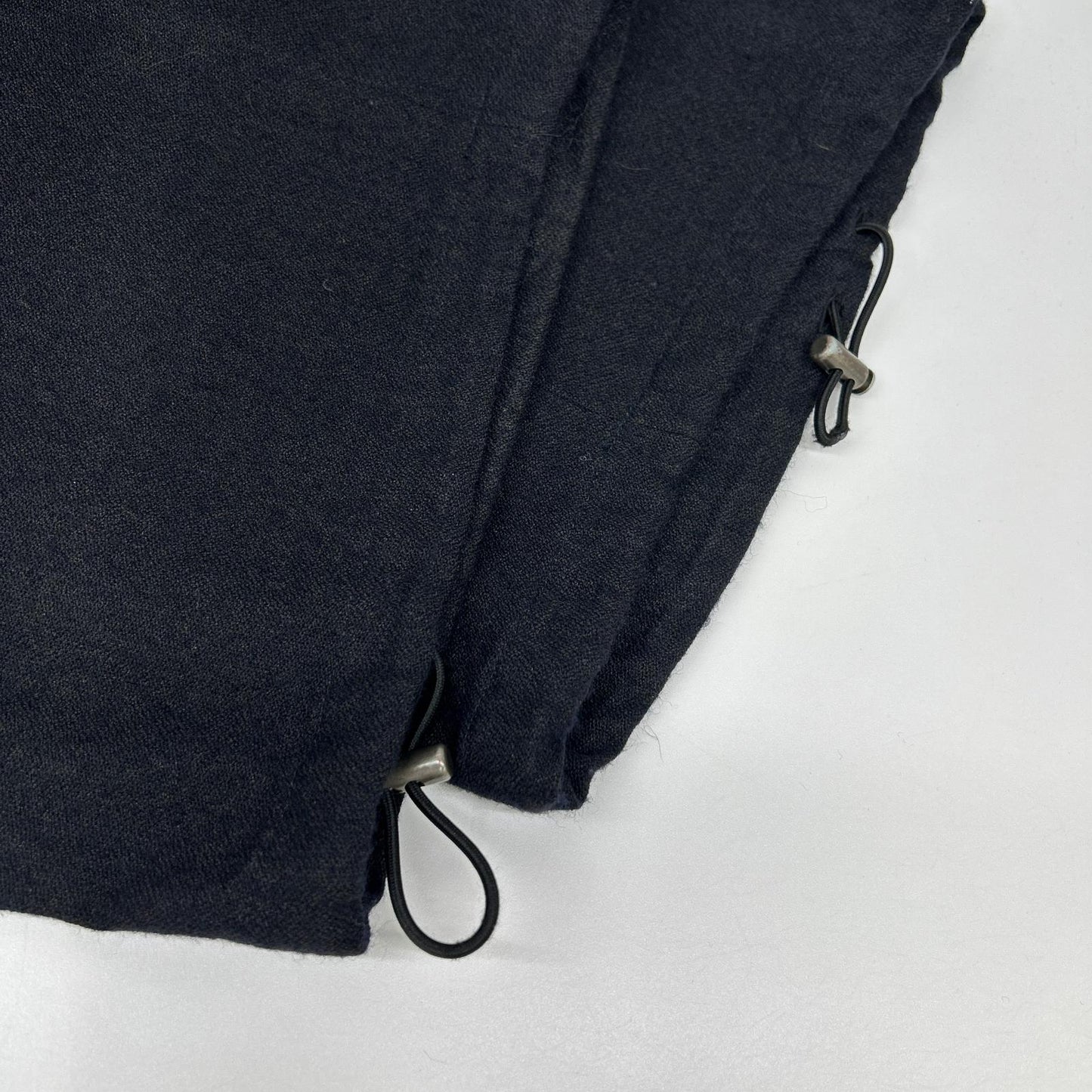 MANDO Navy Linen Wool Belted Pants Size 3