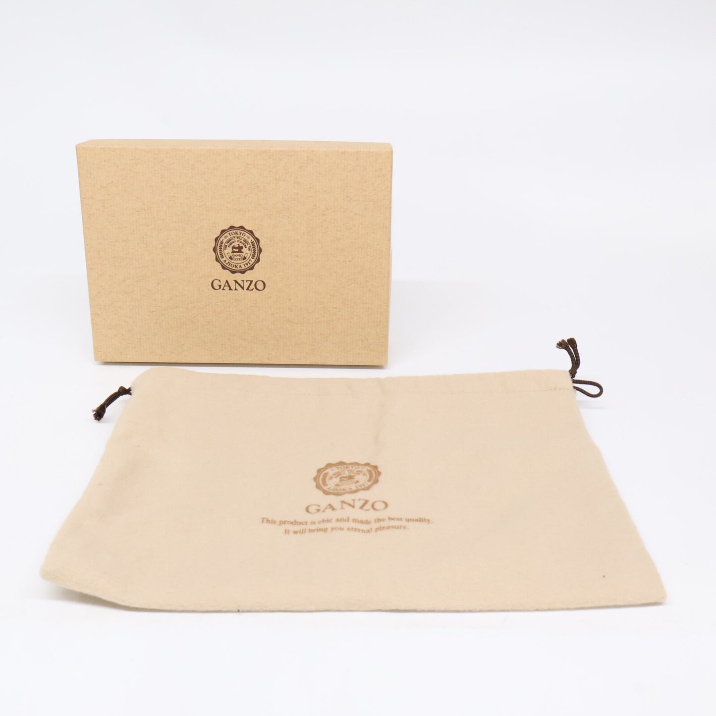 GANZO Thin Bridle Leather Bifold Wallet Hazel Size ONE SIZE