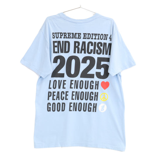 Supreme x GOODENOUGH End Racism Tee Blue Size M