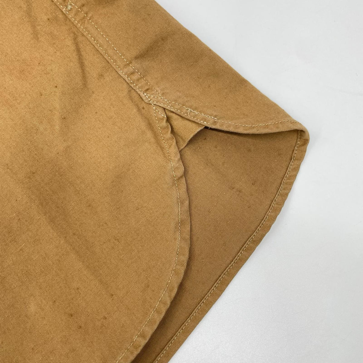 RRL Brown Cotton 2-Pocket Western Shirt Size M