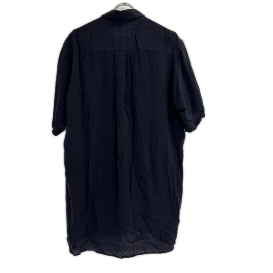 Yohji Yamamoto POUR HOMME Short Sleeve Shirt Navy Size 2