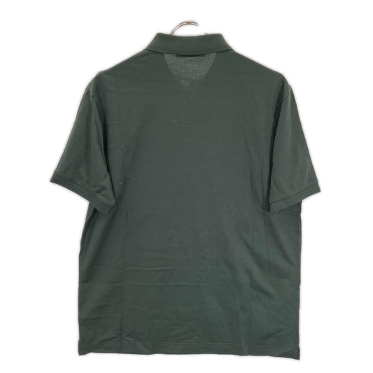 BOTTEGA VENETA 599677 Embroidered Polo Shirt Green Size 48