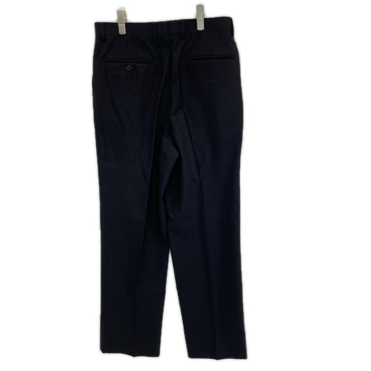 YvesSaintLaurent 2-Tuck Wool Pants Black Size 82