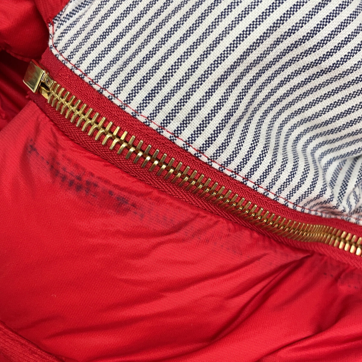 MONCLER Gamme Bleu Down Jacket Red Size 2