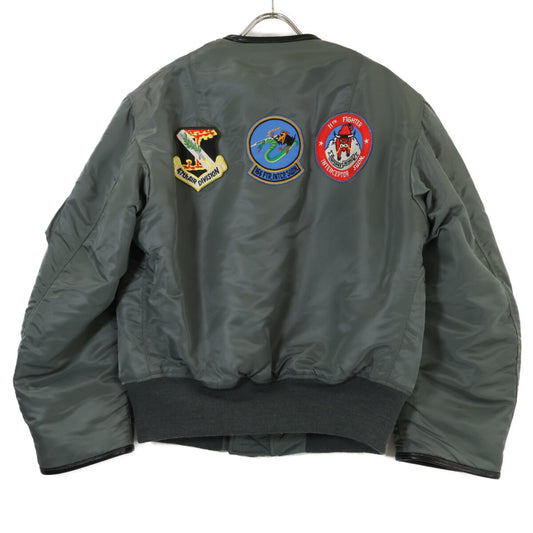 BUZZ RICKSON'S Bshop MA-1 Bomber Jacket Green Size L