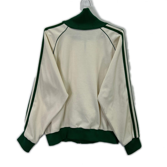 adidas 70s Descente White/Green Track Jacket Size M