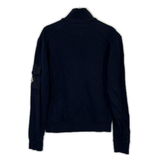 MONCLER Zip-Up Cotton Blouson Navy Size XS