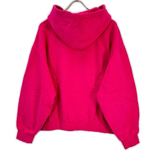 Supreme 25FW Small Box Zip Up Hooded Sweatshirt Pink Size X