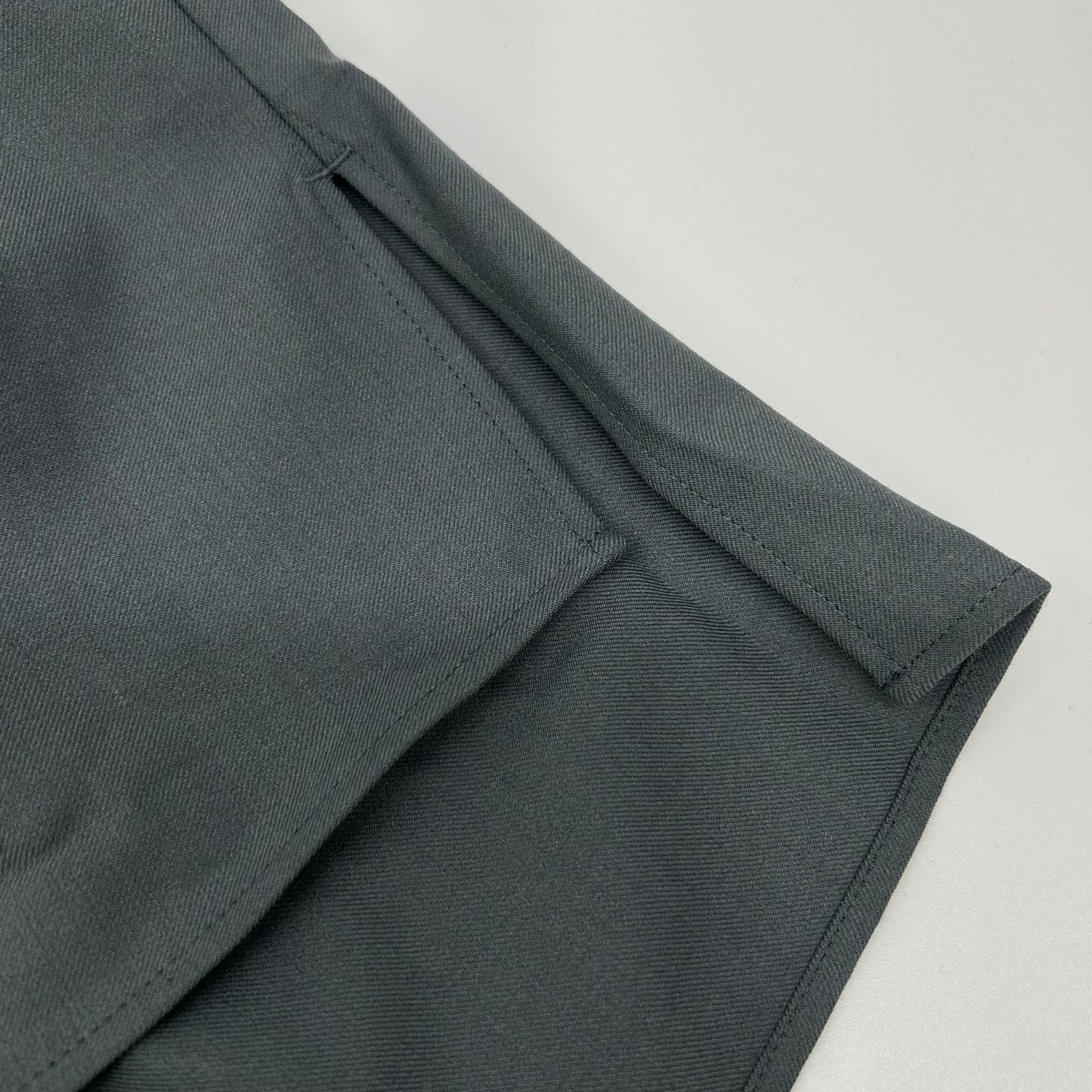 CULLNI Blue-Gray Frill Military Shirt