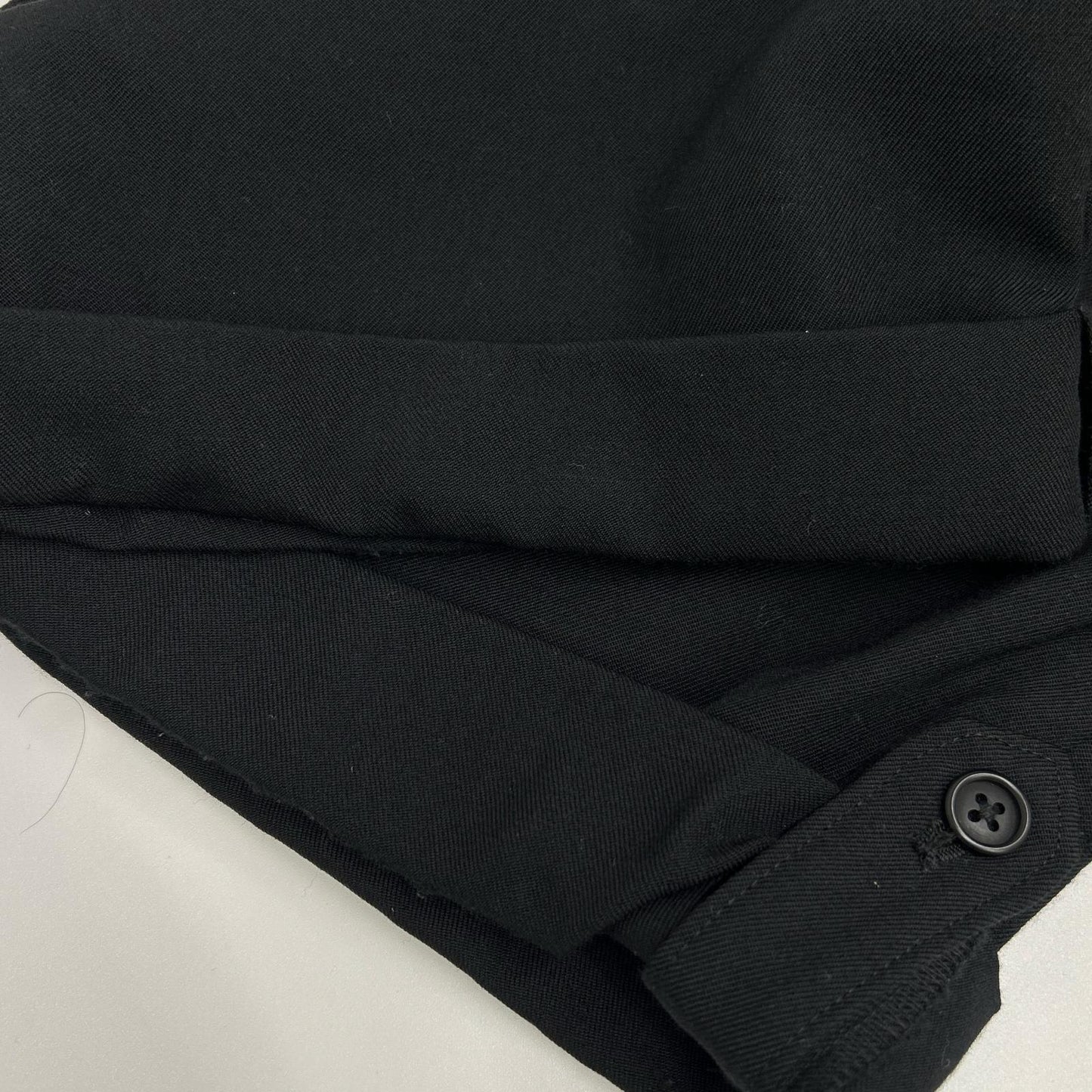 Yohji Yamamoto POUR HOMME Black 2-Tuck Slacks Size 3