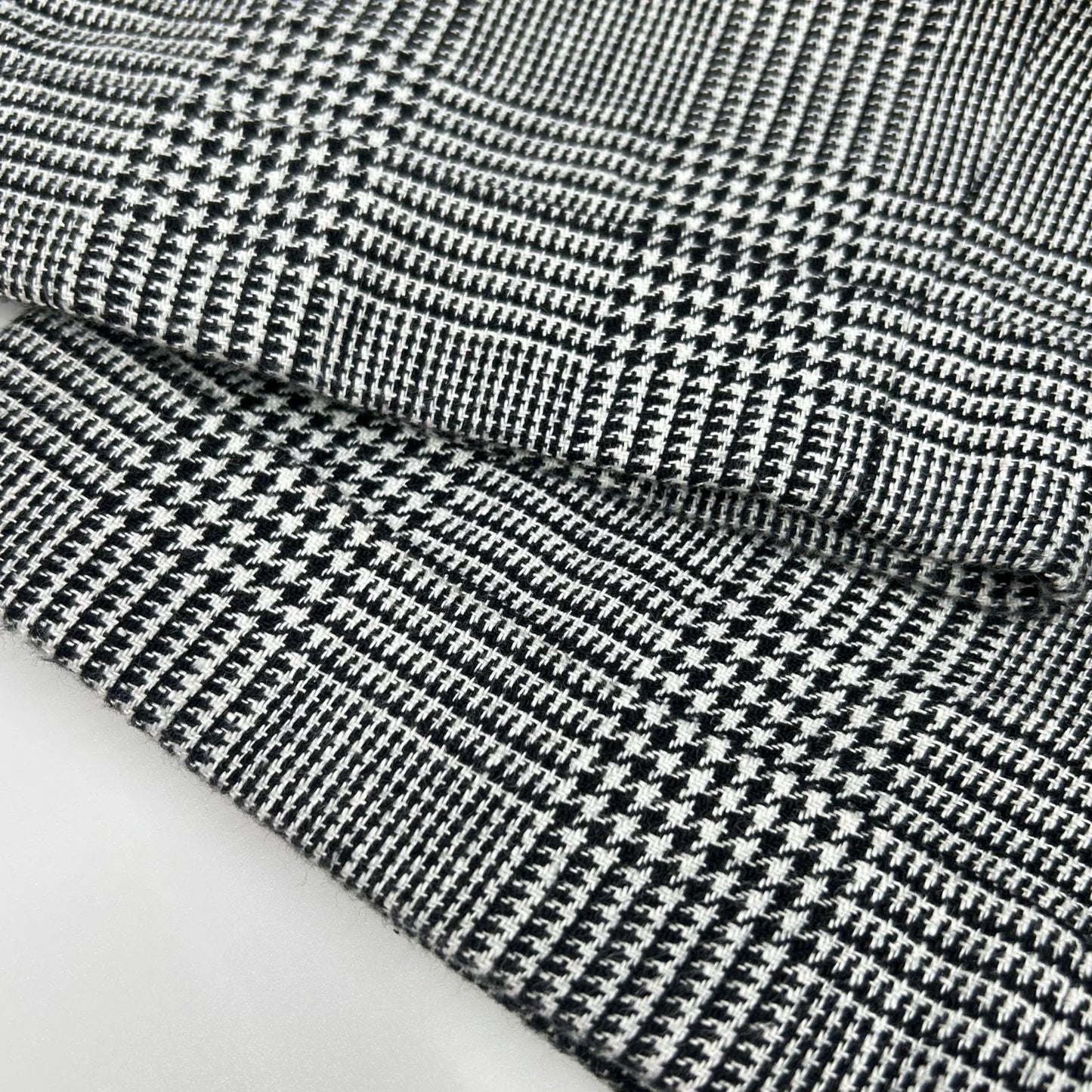 BERNARD ZINS Houndstooth Linen Cotton Slacks Size 42