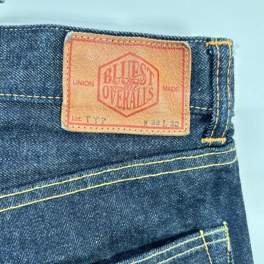 THE BLUEST OVERALLS Indigo TT Denim Pants Size 38