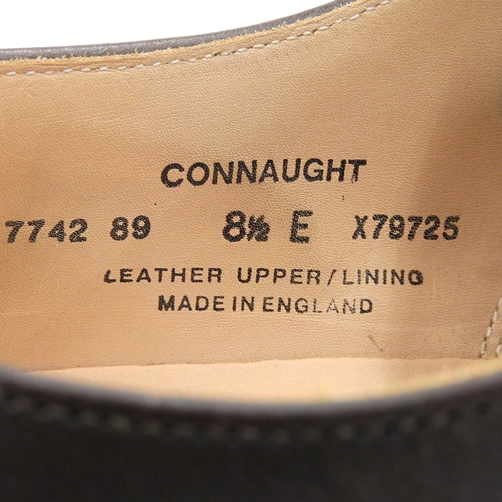 Crockett&Jones Connaught Nappa Calf Leather DK Brown Size 8