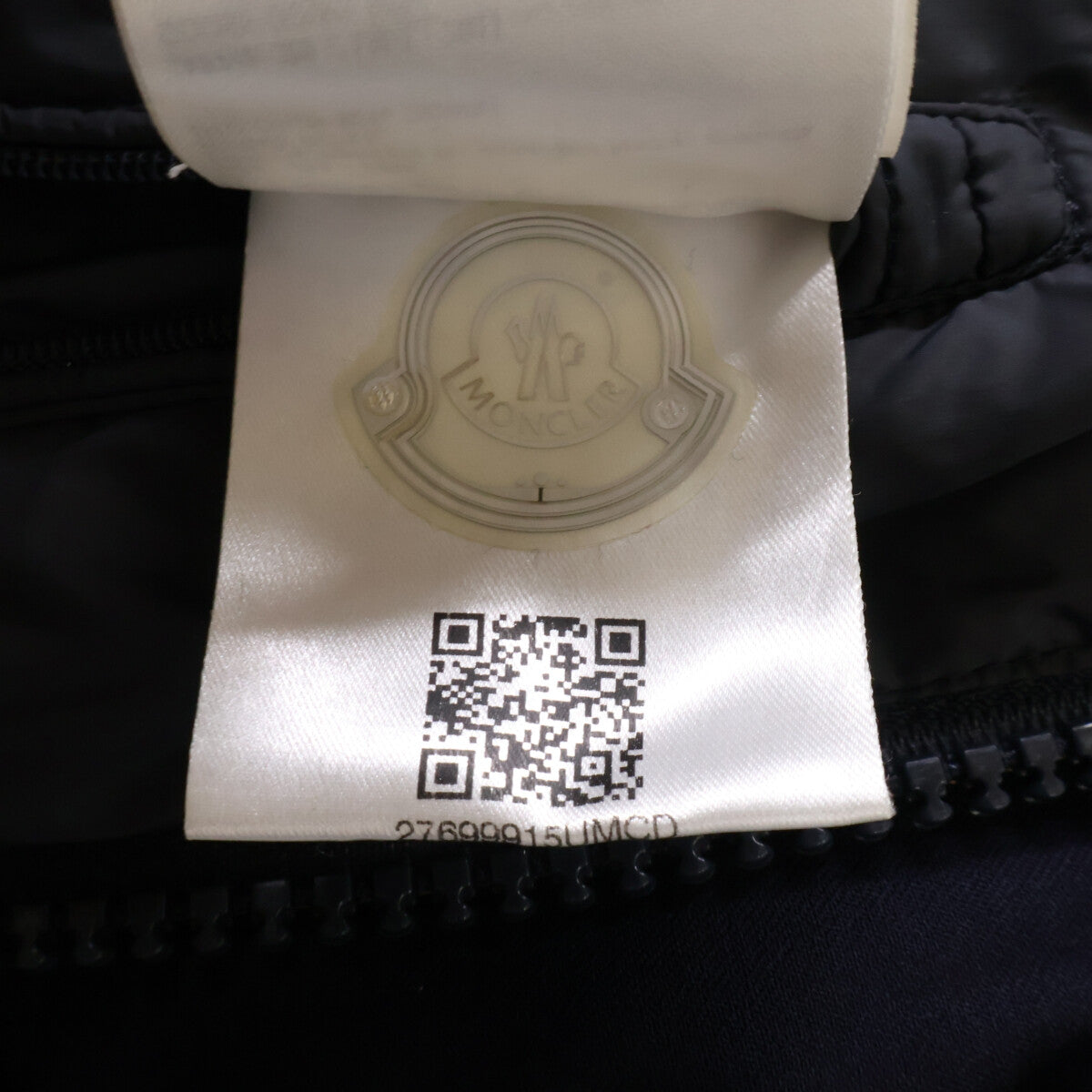MONCLER MONTGENEVRE Wool Hooded Down Jacket Navy Size 2